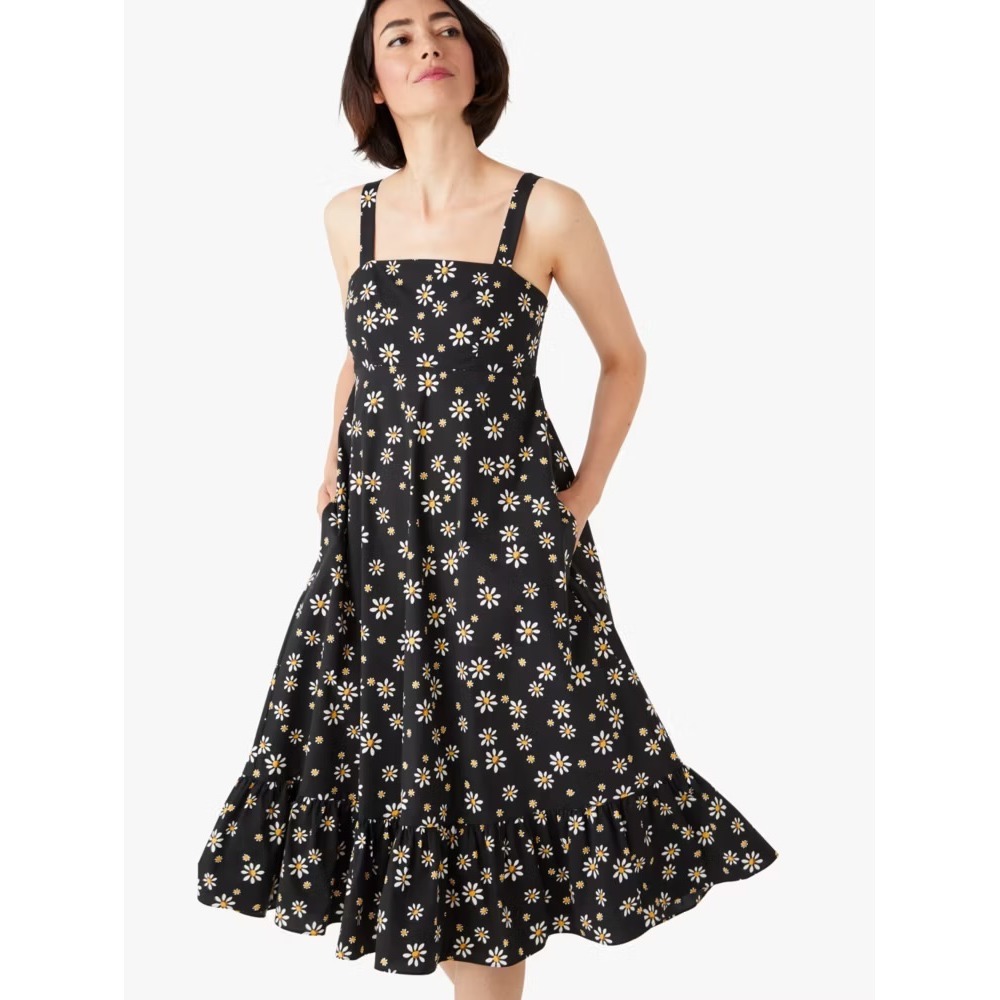 Kate Spade New York Daisy Dots Al Fresco Midi Dress | XS